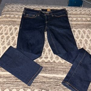 Woman’s Anthropologie Pilcro and the letterpress skinny jeans